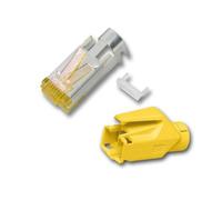 Connecteur RJ45 Hirose STP, TM31 jaune, 100 -- pièces, 3 éléments, Cat.6A