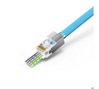 Connecteur RJ45 - UNITEK - CAT7 FTP Pass Through - Blindé (FTP) - Monobrin & Multibrin - Lot de 50
