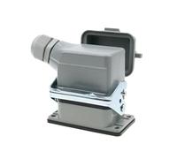 Connecteur robuste he-06-5-6 6 broches à base haute avec couvercle de protection, prise étanche for l'industrie aéronautique 500 V 16 A(6 High Base Top Line)