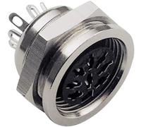 DIN embase femelle TRU COMPONENTS TC-2504030 Nombre de pôles: 8 argent 1 pc(s)