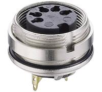 Connecteur rond DIN embase femelle, verticale Lumberg 0305 03 Nombre de pôles: 3 argent 1 pc(s)