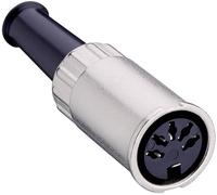Connecteur rond DIN femelle, droit Lumberg 0122 04 Nombre de pôles: 4 argent 1 pc(s)