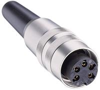 Connecteur rond DIN femelle, droit Lumberg KV 70 Nombre de pôles: 7 argent 1 pc(s)