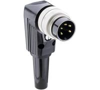 Connecteur rond DIN mâle, coudé Lumberg WSV 50 Nombre de pôles: 5 argent 1 pc(s)