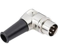 Connecteur rond DIN mâle, coudé TRU COMPONENTS 1578995 Nombre de pôles: 5 argent 1 pc(s)