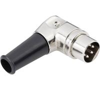 Connecteur rond DIN mâle, coudé TRU COMPONENTS 1578995 Nombre de pôles: 5 argent 1 pc(s)