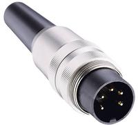 Connecteur rond DIN mâle, droit Lumberg SV 81 Nombre de pôles: 8 argent 1 pc(s)