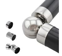 Connecteur rond réglable en acier inoxydable pour rampes d'escalier 60 mm