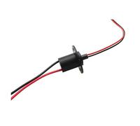 Connecteur rotatif infini à courant élevé 10A 20A 30A, diamètre 22 mm, bague collectrice conductrice à 2 canaux, bague collectrice haute puissance(Dia 22mm 2CH 20A)