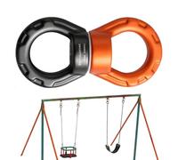 Connecteur rotatif - Support pivotant omnidirectionnel pour jardin | Corps en antirouille avec crochet de sécurité haute résistance pour porche, balançoires à pneus, soucoupes volantes et chai