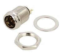 Connecteur RT5MP : XLR mini PIN : 5 mâles Mat.Aller : arrêt zinc REAN