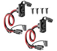 Connecteur SAE 2 pièces, prise mâle 12 V vers câble de prise femelle, cordon de connexion rapide batterie étanche pour panneau solaire, générateur, batterie, 12 V