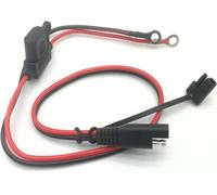 Connecteur SAE pour chargeur de batterie de moto - Câble de charge SAE - Coupe rapidement la prise à la borne 12 V