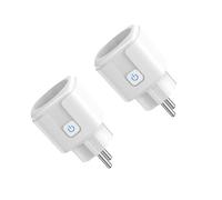 Connecteur Schuko type C avec interrupteur on/off, certifié vde, 250V/16A, plastique PC de qualité, connecteur de contact de protection, robuste et sûr pour les appareils ménagers (2 PACK)