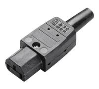 Connecteur secteur Kaiser 794/sw 794 Série 794 femelle, droit Nbr total de pôles: 2 + PE 10 A noir 1 pc(s)