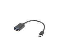 Lanberg AD-OTG-UC-01 câble USB USB 2.0 0,15 m USB A USB C Noir