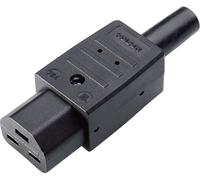 Connecteur secteur série (connecteur réseau) 764 Kaiser 764/sw/C femelle, droit Nombre total de pôles: 2 + PE 16 A noir 1 pc(s)