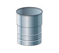 Connecteur - simple paroi - Raab EW-FU 100mm