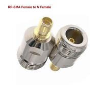 Connecteur SMA femelle à L16 N femelle avec écrou,joint torique,bride de rondelle,étanche,montage sur panneau,laiton 50 Ohm,1 pièce - Type RP-SMA F to N F