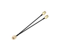 Connecteur SMA mâle vers 2X femelles, répartiteur de type Y, adaptateur câble coaxial RF RG174, routeur WIFI, antenne(RPSMA M to 2xSMA M,RG174 Black-15CM)