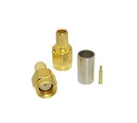 Connecteur SMA Plug mâle sertissage RG58 RG142 LMR195 RG400 Câble(1-10PCS)