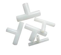 Connecteur souple en Silicone for Tube dur à trois voies, Joint de couplage de tuyau en T en forme de T, diamètre égal for aquarium et jardin, 1 pièce(6mm Silicone Tee)