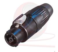 Connecteur Speakon Femelle Métallique Neutrik NLT8FX-BAG À 8 Pôles.