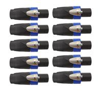 Connecteur Speakon NL4David à 4 broches,prise de haut-parleur audio,câble à verrouillage torsadé,adaptateur,accessoires pour NEUTRIK,10 pièces
