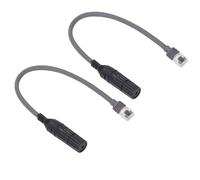 Connecteur SPX vers RJ45 pour Extension de Câble Satellite Rectangulaire Gen 3 V3, 1 Paire de Câble étanche, Connecteur Femelle RJ45, Plug and Play