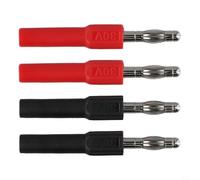 Connecteur Test 4mm pour vers 2mm Nylon PA66 pour robuste Connecteur(4PCS) | Conversion 4mm mâle à 2mm femelle, pour idéal multimètres, connexion sécurisée, tests électroniques précis