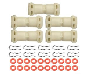 Connecteur thermobloc d'eau en forme de I pour applications d'entretien et de réparation de machines à expresso Saeco