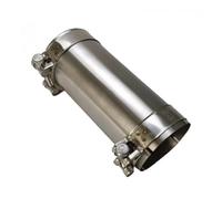 Connecteur Tuyau D'échappement 35mm-80mm, Adaptateur Tube Manchon De Jonction, Connecteur Tuyau Tube Longueur Jonction 100mm-120mm Embout Pot D’Échappement(ID 70mm)