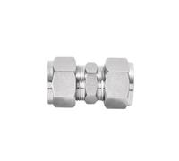 Connecteur Union de Compression, Double virole en acier inoxydable 3-30mm 1/8 1/4 3/8 1/2 "OD 304, raccords de tuyaux for huile et Air(8mm)
