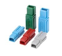 Connecteur unipolaire 30 A/75 A/120 A/180 A 600 V, prise d'alimentation CC for chariot élévateur, bornes de charge de batterie de voiture à courant élevé(Green,5 pcs,30A)