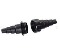 connecteur universel 1" PVCOASE 55361 pour tube en spirale noir