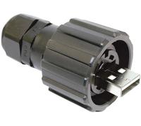 Connecteur USB 2.0 type A IP67 vérouillage à baïonnette Conec 17-200121