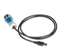 Connecteur USB 3.0 à baïonnette 1/4" avec Coque métallique, connecteur de données étanche IP68, Montage sur Panneau USB avec câble de 0,5 m(Plug(2m) Only)