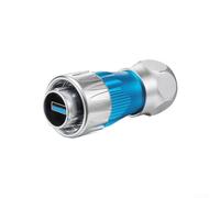 Connecteur USB 3.0 DH-24 avec indice d'étanchéité IP68, conçu pour gérer le transfert de données à haute vitesse dans les environnements industriels (tête)