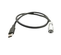 Connecteur USB 3.1 Type C vers WE ~ PU for caméra de cinéma BMP C4K Blac magic Poc ket, câbles d'alimentation 4K(120cm)