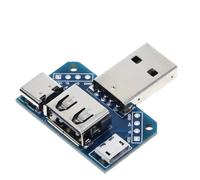 Connecteur USB mâle vers connecteur micro femelle de type C 2,54-4P pour carte de test de transfert XY-USB4