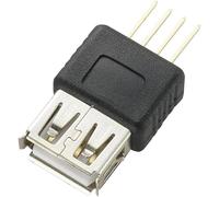 Connecteur USB pour montage sur circuit imprimé femelle, droit Typ A Prise USB type A 774854 TRU COMPONENTS Contenu