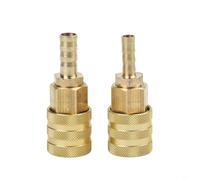 Connecteur Valve Pneumo Laiton 6mm 8mm Quick Connect | pour surface lisse propre, plaquÃ© chrome, clips argentÃ©s, design pour prÃ©cis, finition haute qualitÃ©