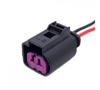 Connecteur véhicule Compatible avec Magotan pour Sagitar 2P boîtier de haut-parleur de moteur de voiture faisceau de câbles connecteur électronique étanche 1J0973772