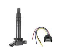 Connecteur véhicule Compatible avec Toyota pour Camry pour RAV4 pour C&orolla pour 4Runner 90919-02260 Bougie de bobine d'allumage 90919-A2003 90919 02260 9091902260(Coil and Plug)