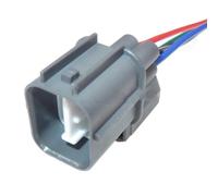 Connecteur véhicule Prise De Faisceau De Câbles De Phare De Voiture À 4 Broches Avec Fils Connecteurs Scellés Pour Capteur D'oxygène Automatique 6189-0132 6181-0073(Male wires)
