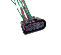 connecteur voiture Câble De Faisceau De Câbles De Phares Femelles 14 Broches Compatible Avec A4 A6L A7 Q5 Q7 3C0973737 3C0 973 737