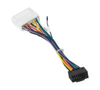 connecteur voiture Compatible avec Buick pour Excelle 2004 HQ6386 Adaptateur de faisceau de câbles d'alimentation pour autoradio 16 broches