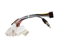 connecteur voiture Compatible avec Toyota Pour C&orolla 2006-2016 Adaptateur de connecteur de câble d'alimentation stéréo pour autoradio 16 broches