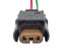 connecteur voiture Compatible avec VW pour Passat pour T&iguan 7H09411 7H0941165 Connecteur de feu antibrouillard automatique à 2 broches prise de courant connecteur étanche pour voiture