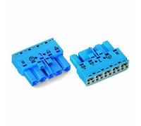 Connecteur Wago Femelle 5 Voies Bleu